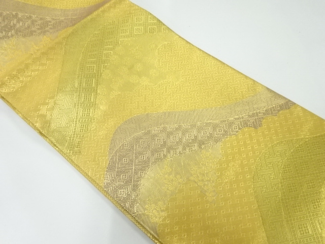 JAPANESE FUKURO OBI / SAGANISHIKI / WOVEN FLOWER